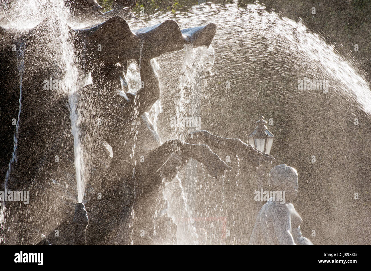 neptune fountain berlin Stock Photo Alamy