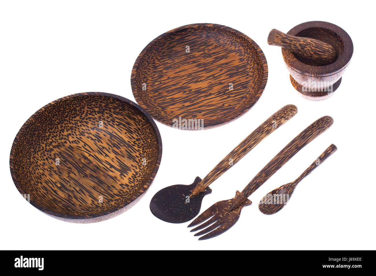 Exotic dining room wooden utensils Stock Photo Alamy