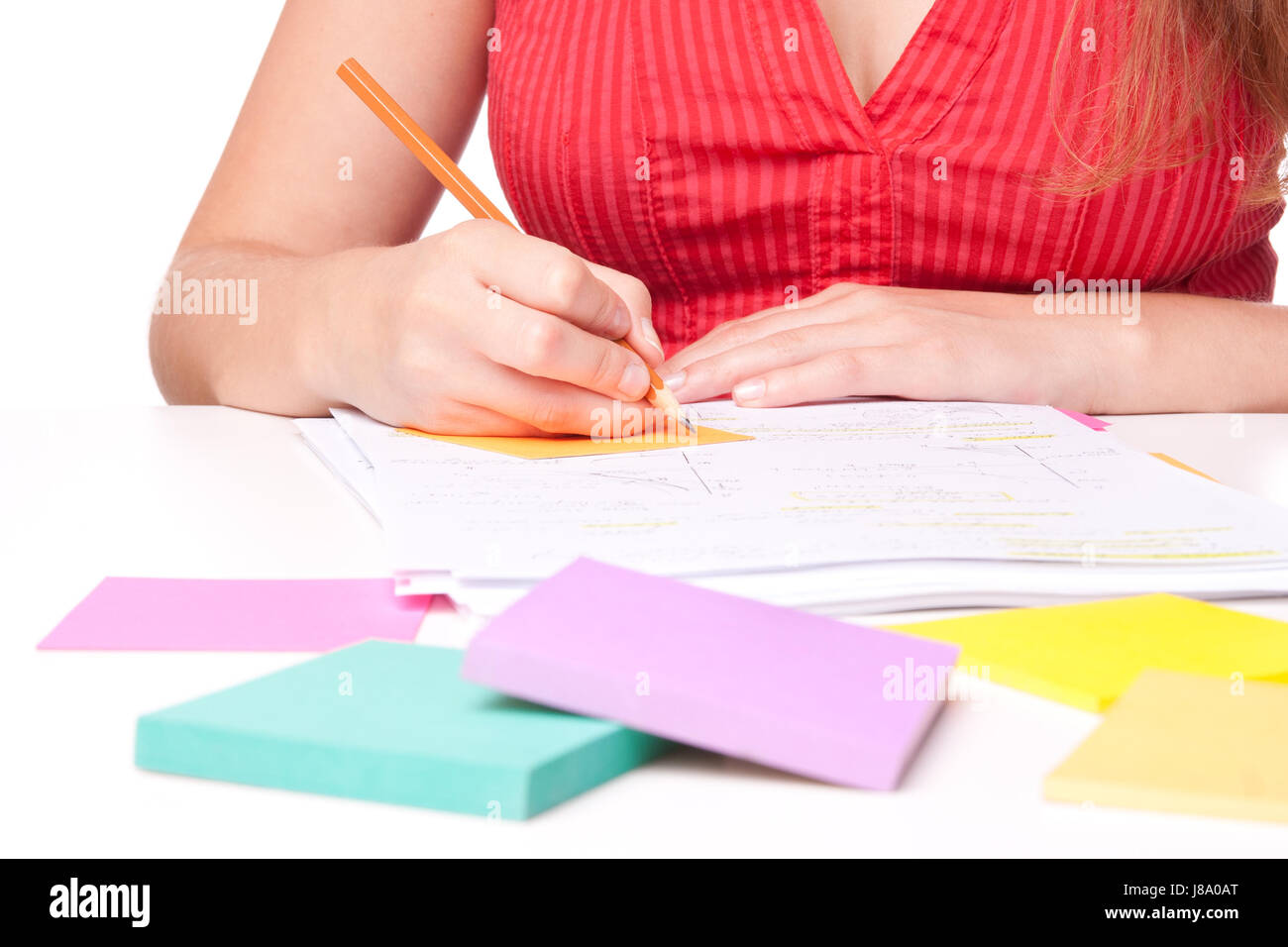 study, education, student, egghead, woman, hand, closeup, research, blank, Stock Photo
