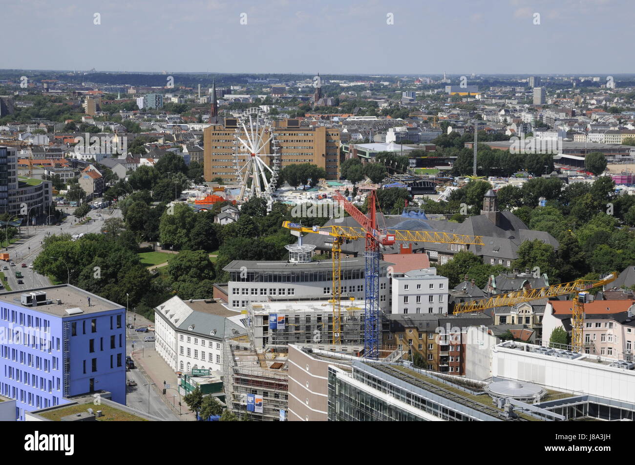 view from the hamburger michel Stock Photo - Alamy