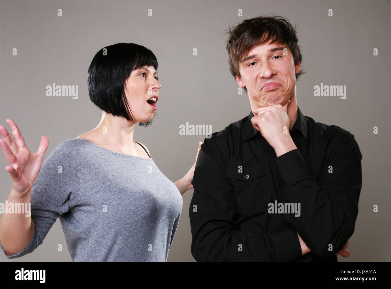 conflict, argue, problem, love, in love, fell in love, stress, couple, pair, Stock Photo