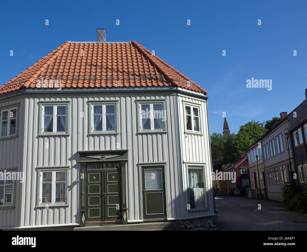 old town, framehouse, norway, house, building, houses, old town