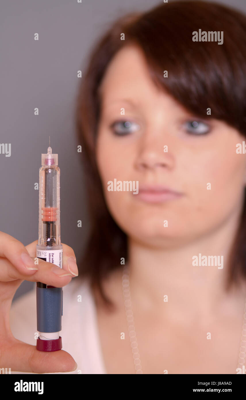sugar, injection, diabetes, insulin, diabetic, syringe, sugar, squirt, needle Stock Photo Alamy