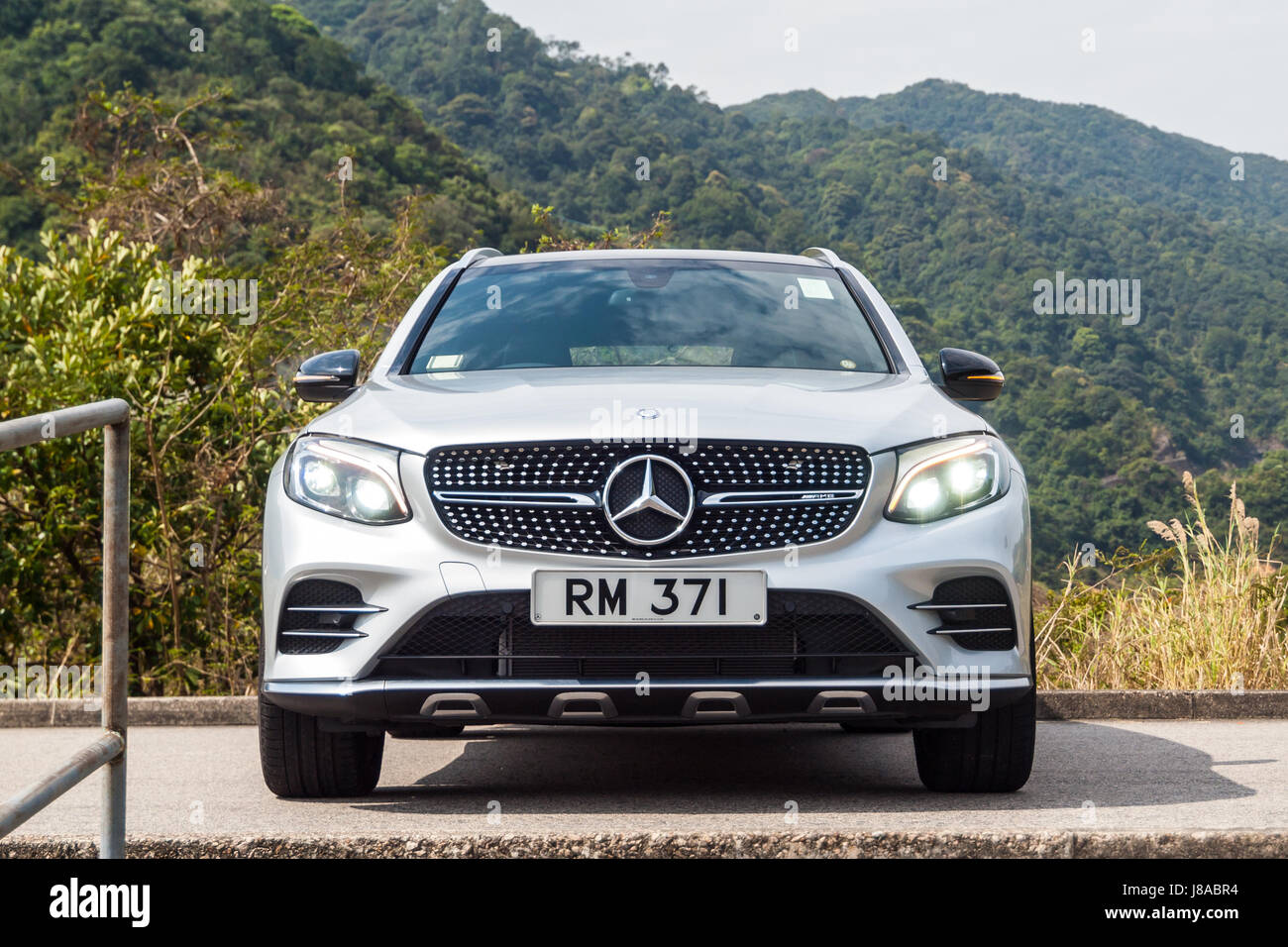 Hong Kong China Feb 27 2017 Mercedes Amg Glc 43 2017