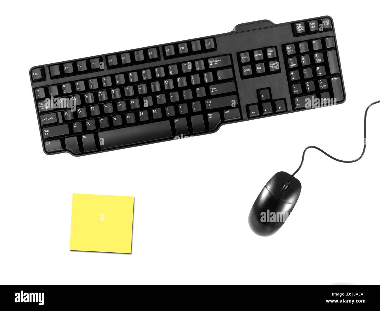 keyboard, PC, computers, computer, object, isolated, closeup, modern ...