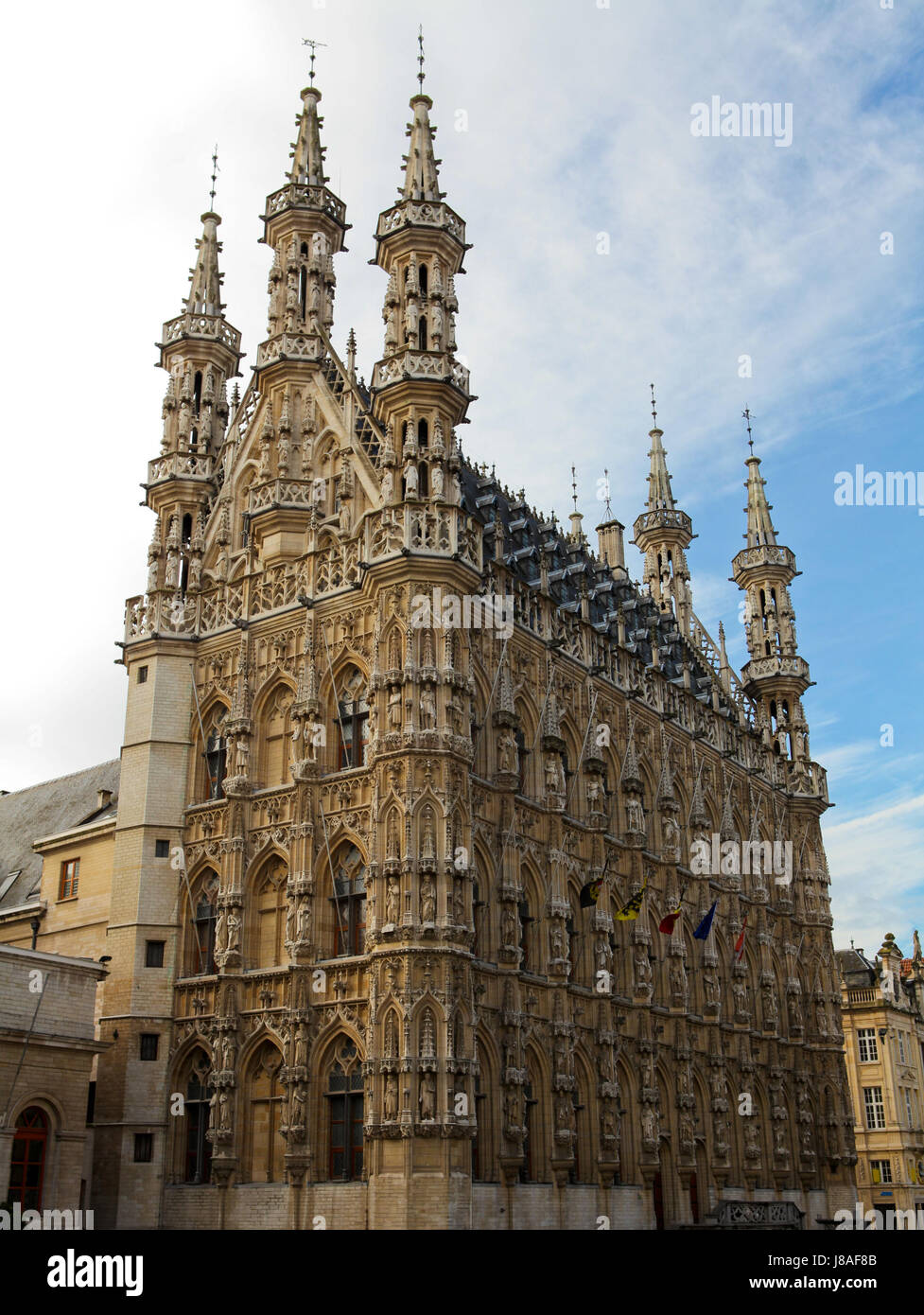 hall, city, town, belgium, brabant, flemish, hall, city, town, famous, belgium, Stock Photo