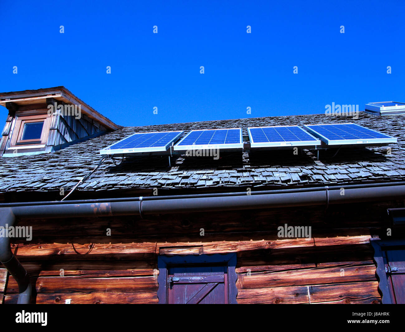 solar house,solar energy,solar energy Stock Photo