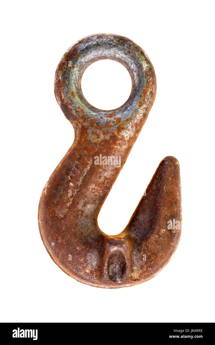 object, industry, metal, rusty, hook, equipment, old, tool, object, macro, Stock Photo