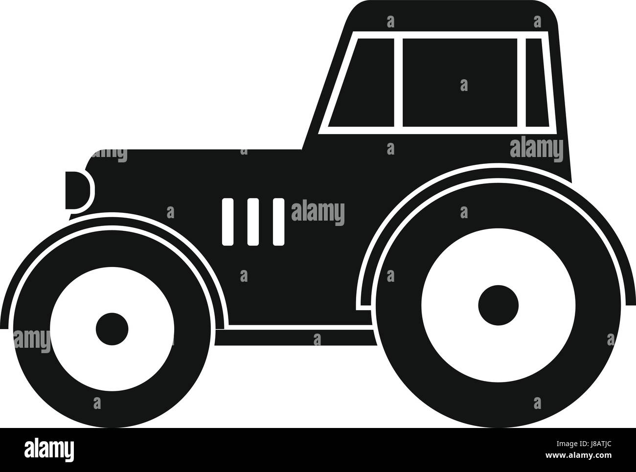 Tractor icon simple Stock Vector Image & Art - Alamy