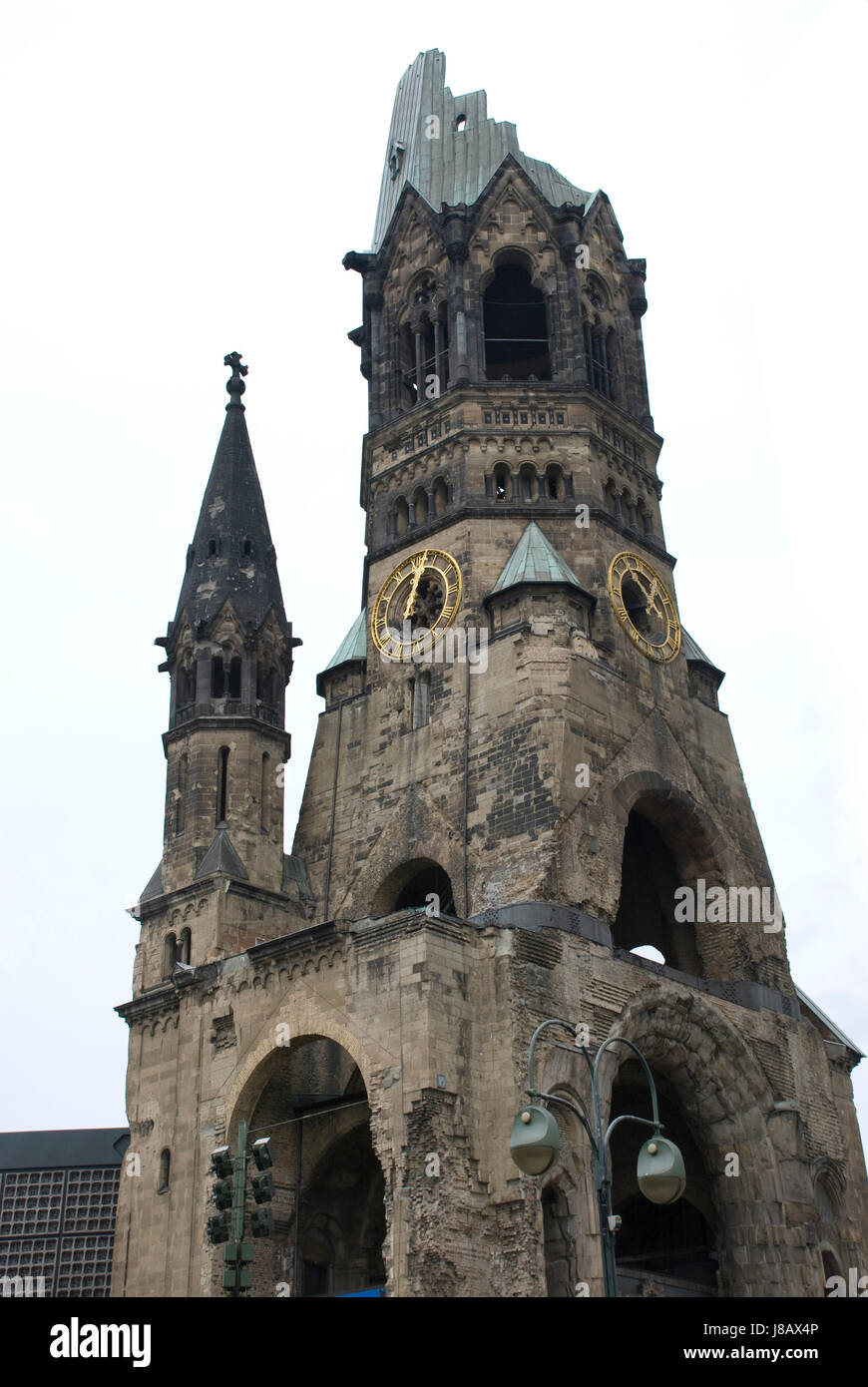 kaiser wilhelm memorial church Stock Photo