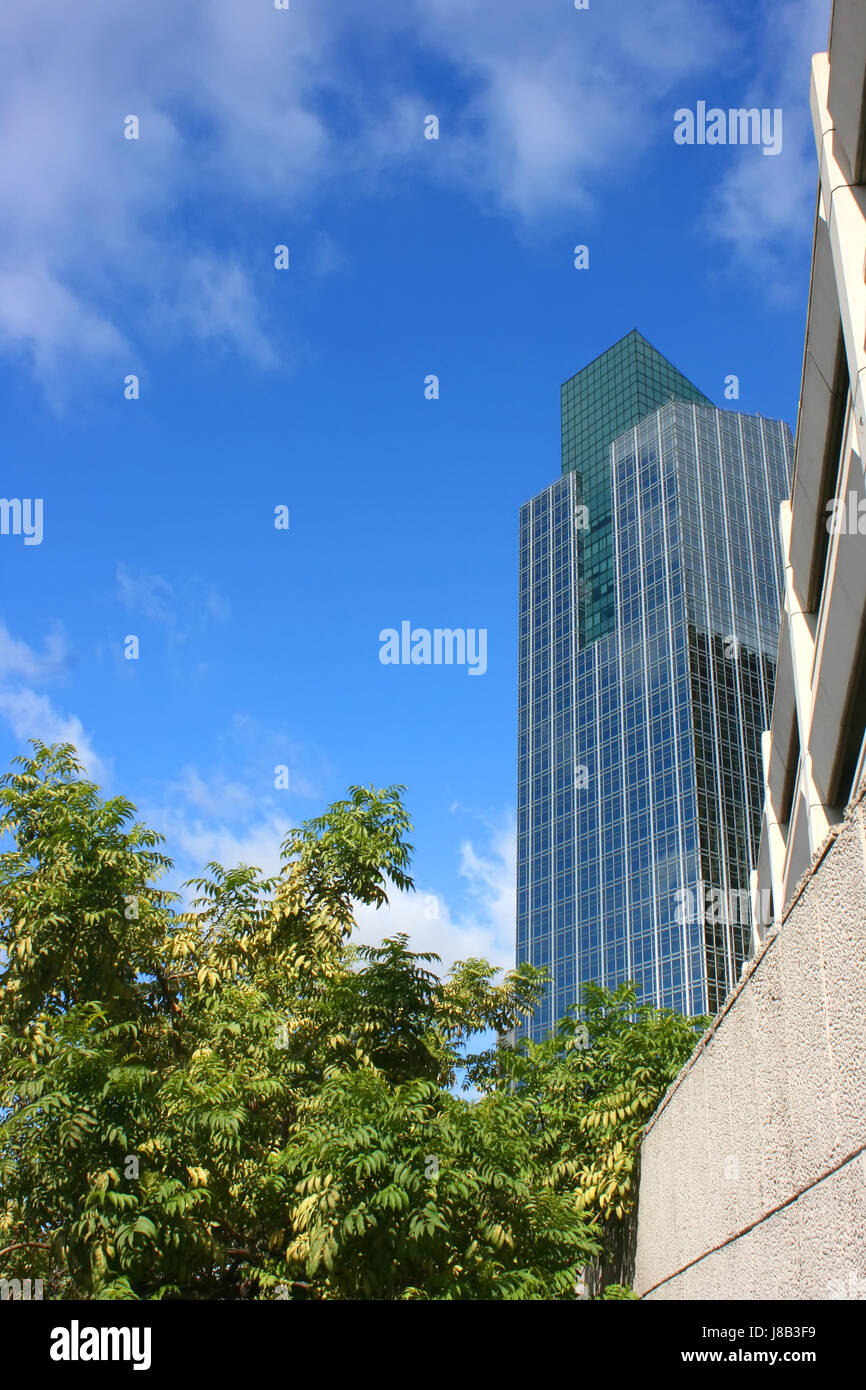 blue, house, building, tower, office, build, city, town, modern ...