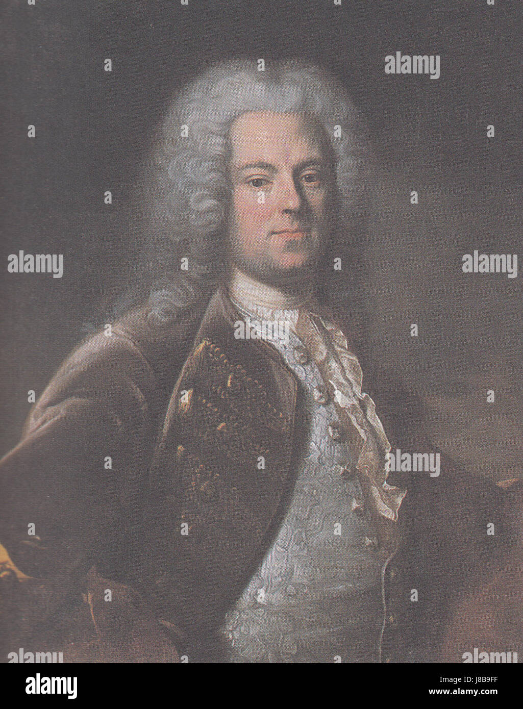 Johan Henrik Scheffel CG Tessin 1726 Stock Photo