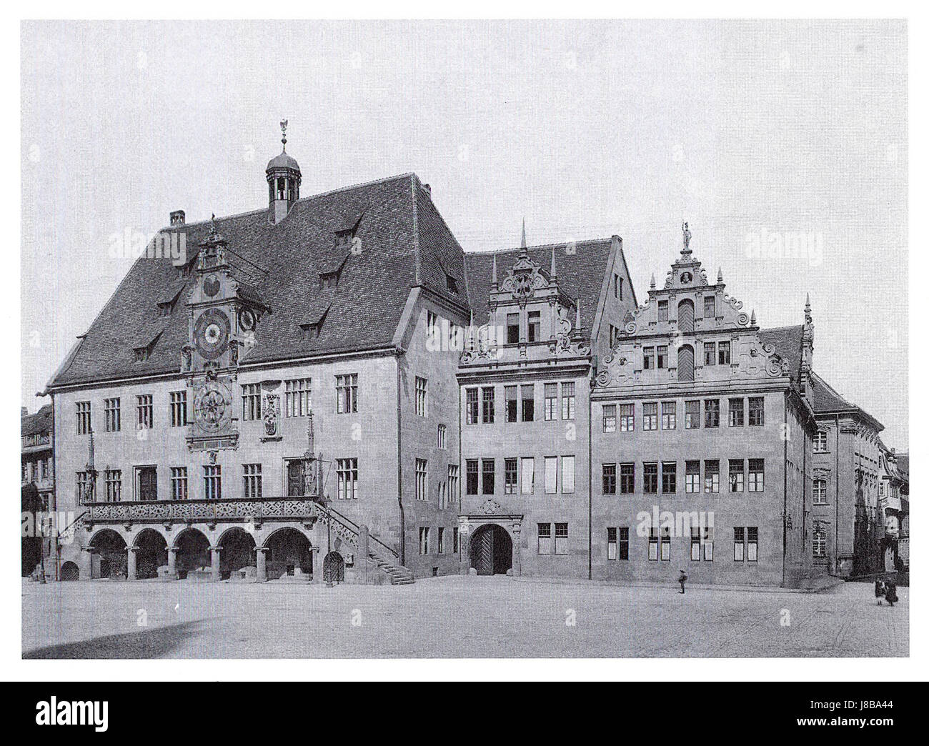 Heilbronn, Altes Rathaus (mit Neuer Kanzlei und Syndikatshaus) um 1905 Stock Photo