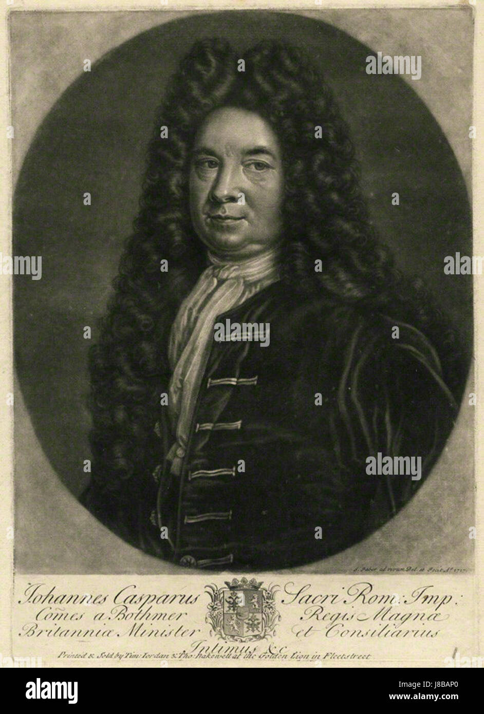 Hans Caspar von Bothmer 1717 Stock Photo - Alamy