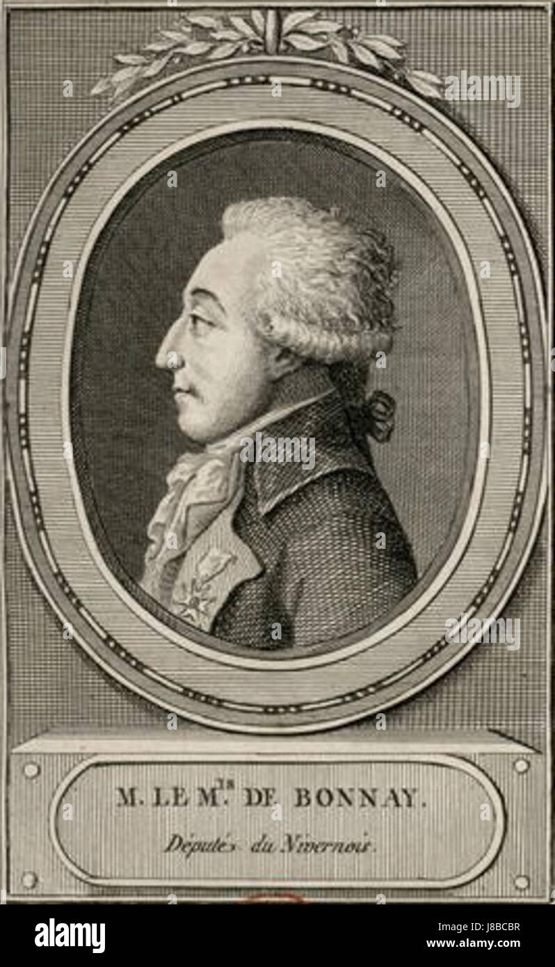 The Marquis de Bonnay was a French nobleman, likely associated with the aristocracy in France. Historical references to such figures often pertain to their social status, influence, and roles within French society during their time. Further details about this individual would require more context to fully explore. Stock Photo