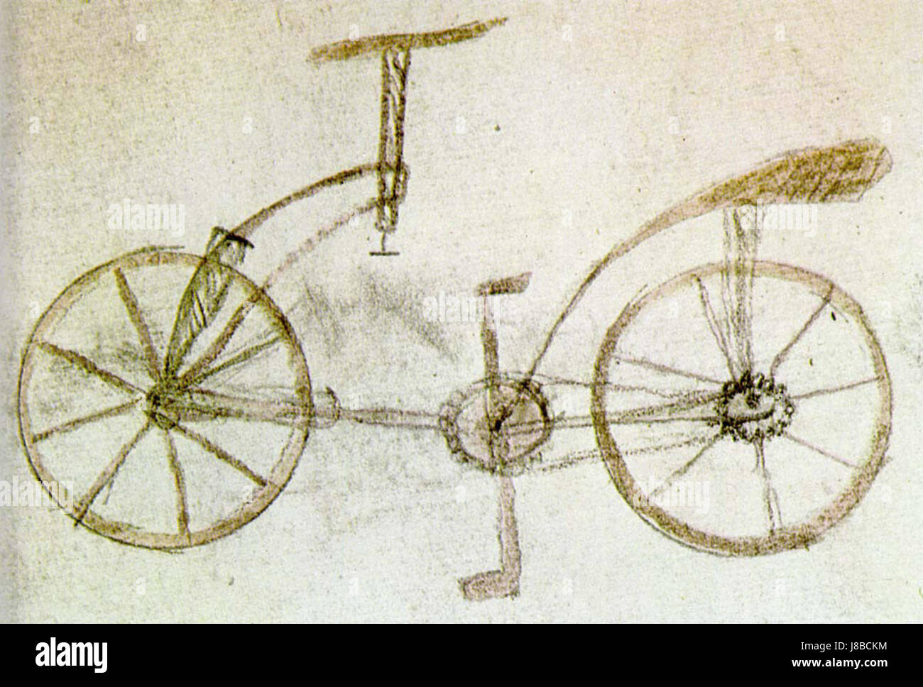 Bicycle invention leonardo da vinci hi-res stock photography and