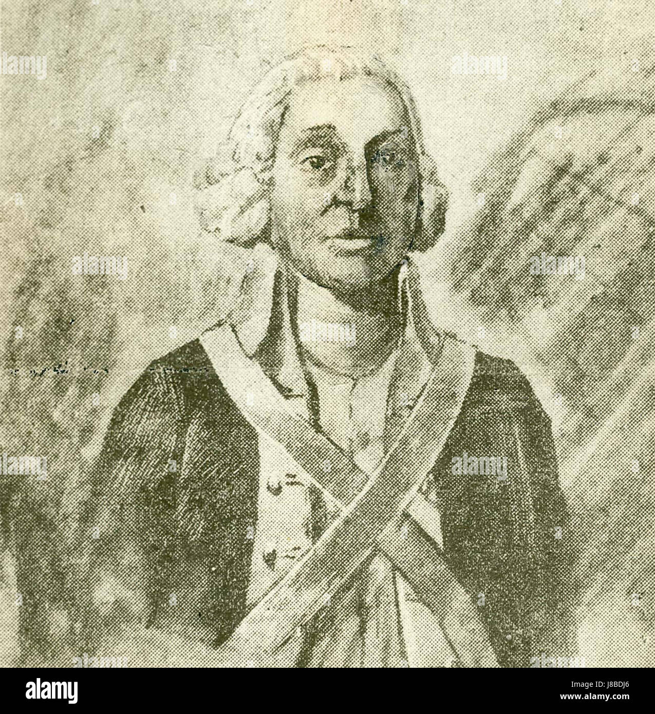 General Jedediah Preble, Siege of Boston, 1776 Stock Photo