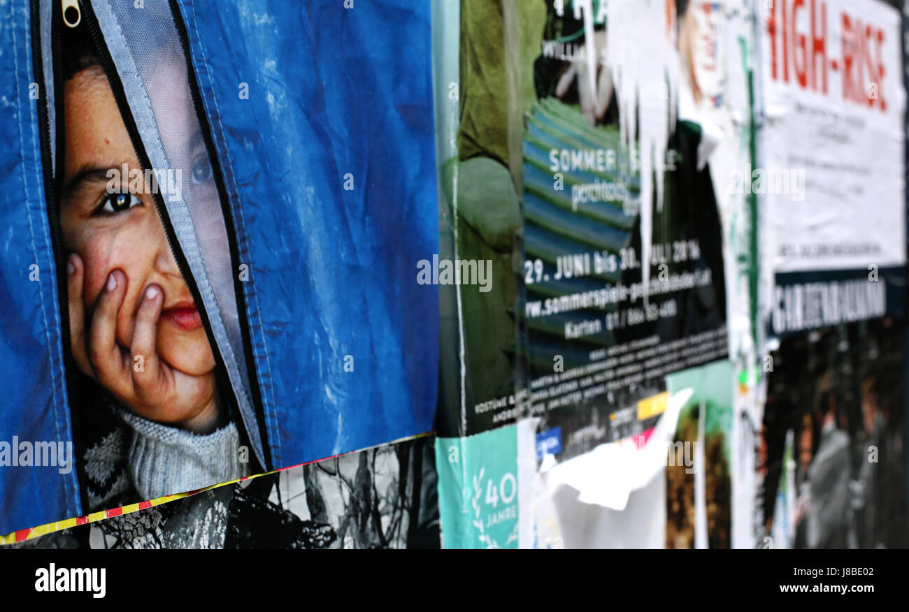 Urban Wall Posters Stock Photo - Alamy