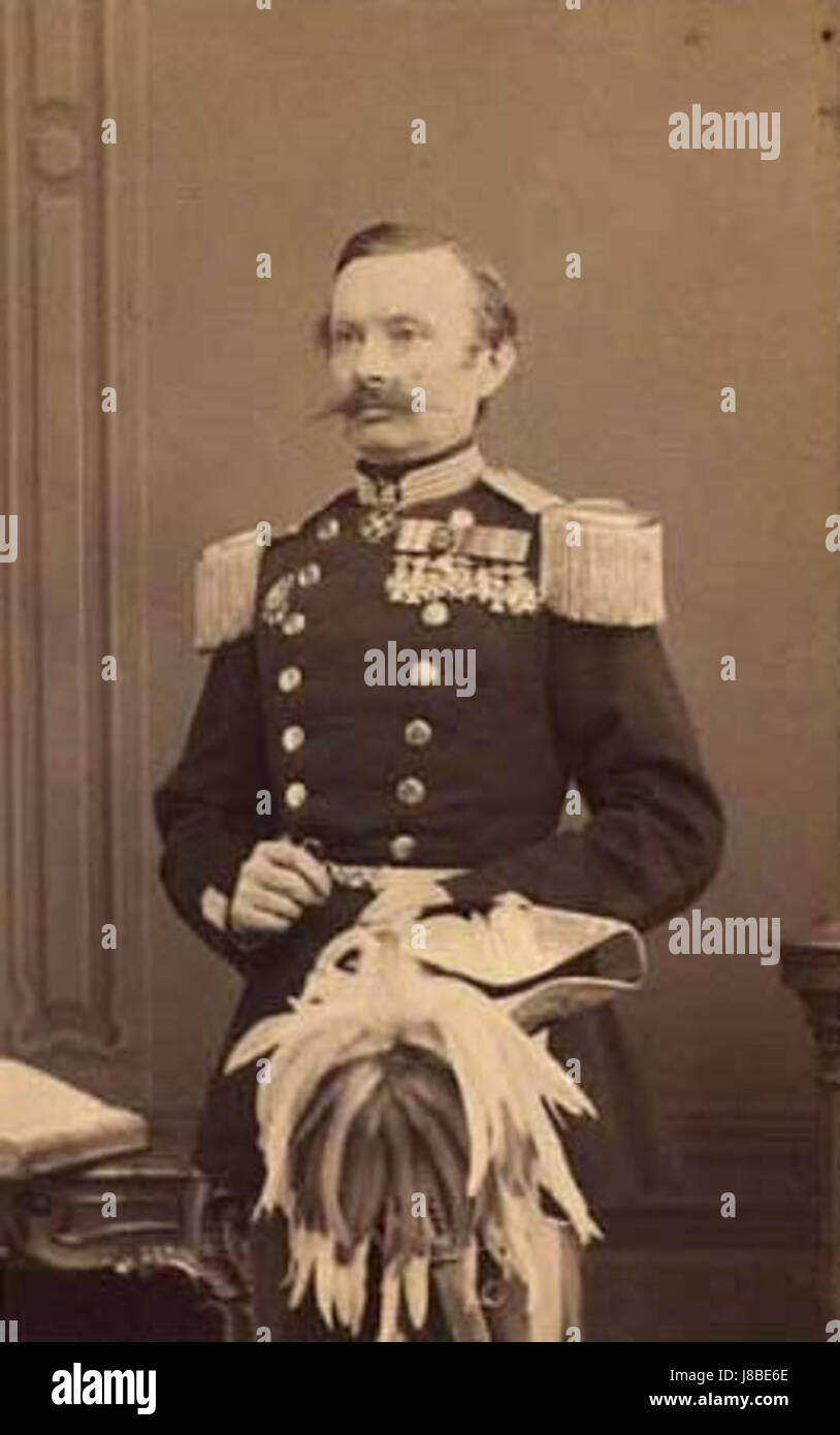 Frederik Christian Kaas 1866 by Georg E. Hansen Stock Photo