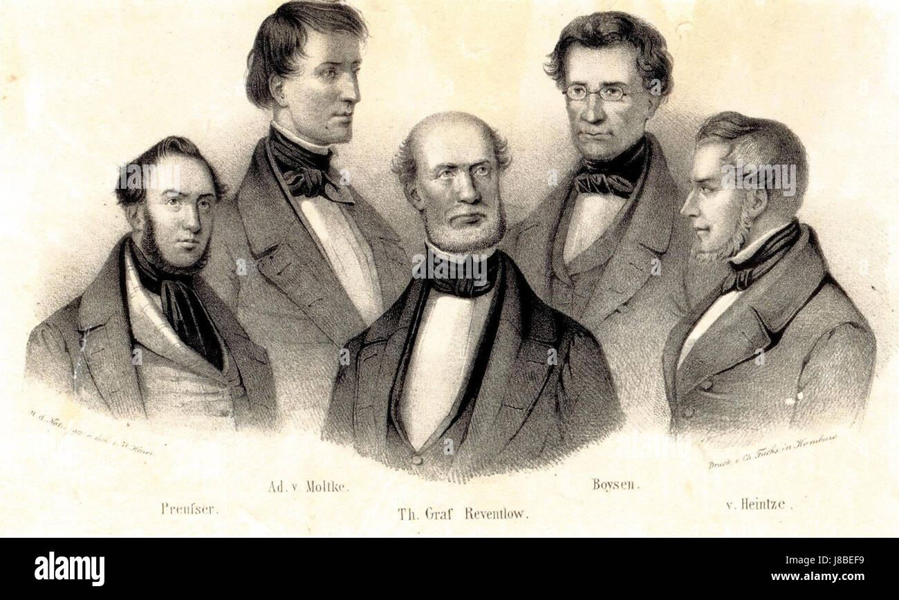 Gemeinsame Regierung 1849 Stock Photo