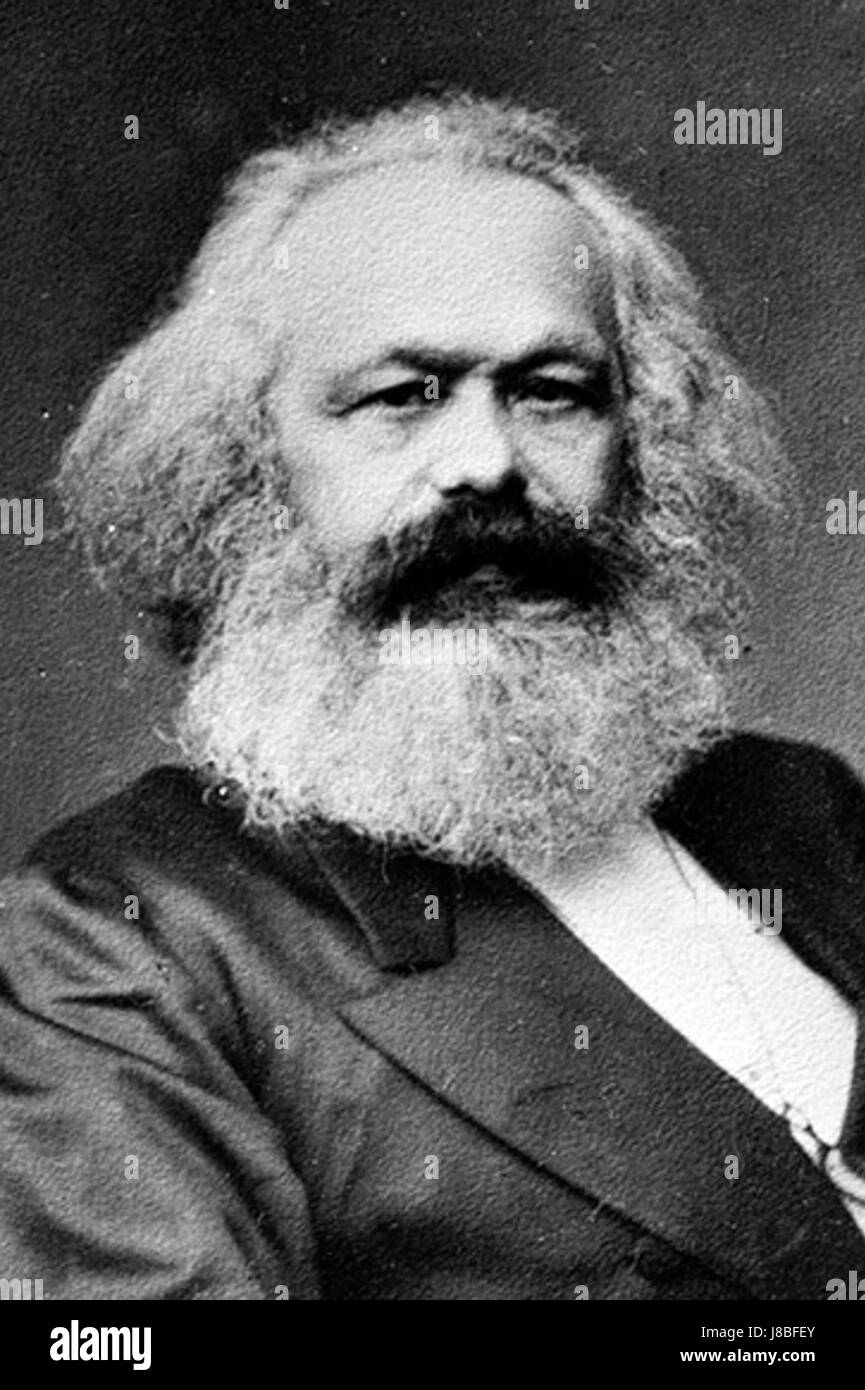 Karl Marx crop Stock Photo