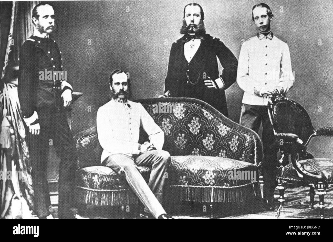 Franz Joseph Austria with Brothers Stock Photo Alamy