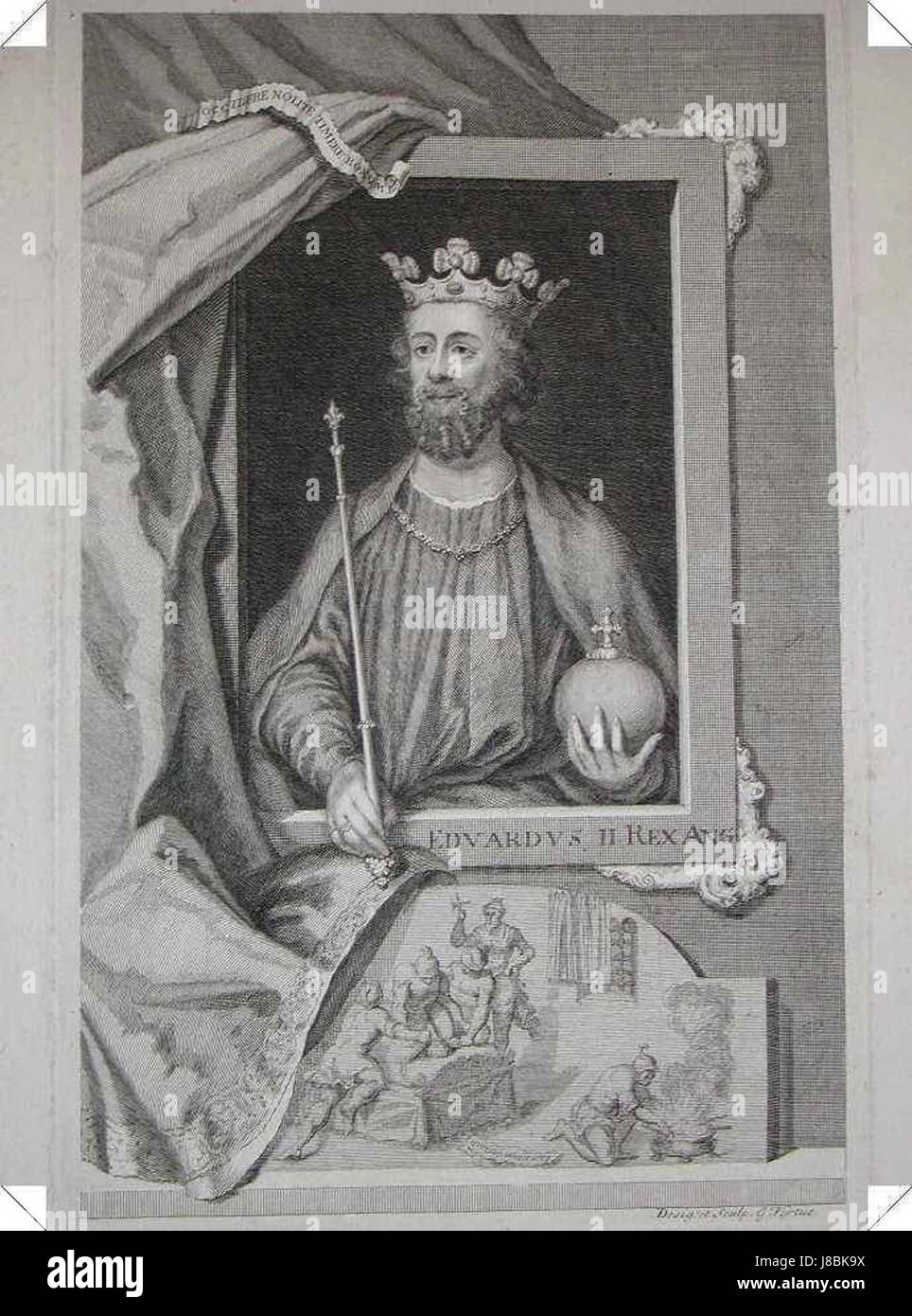 Homosexuality King Edward II of England Stock Photo Alamy