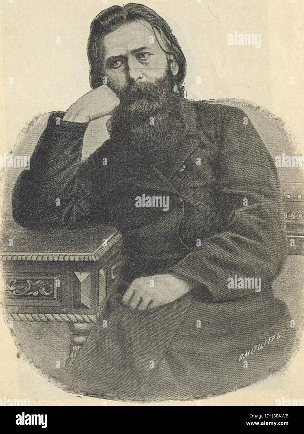 Ivan Surikov was a Russian painter known for his historical and genre paintings, contributing to the Russian art scene in the 19th century. Stock Photo