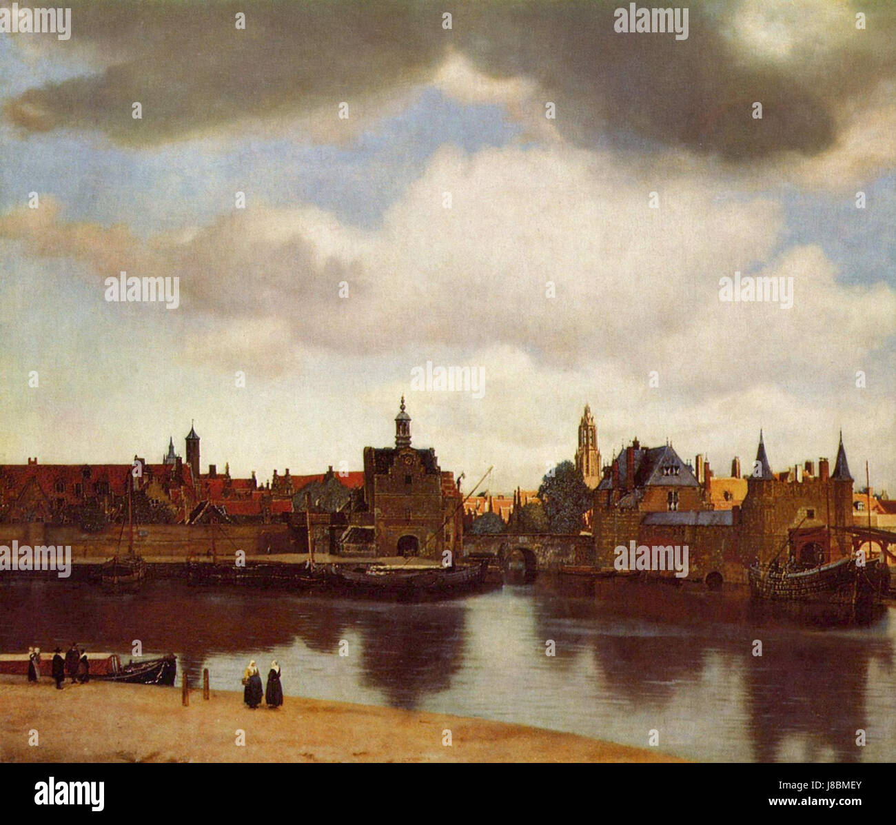 Jan Vermeer van Delft 001 Stock Photo