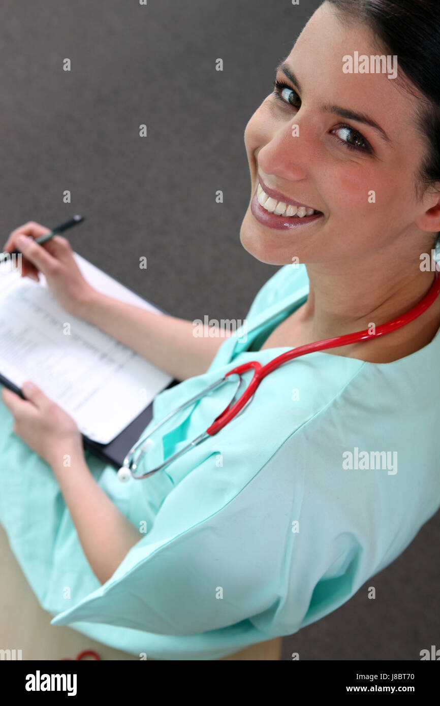 doctor, physician, medic, medical practicioner, clinic, business dealings, Stock Photo