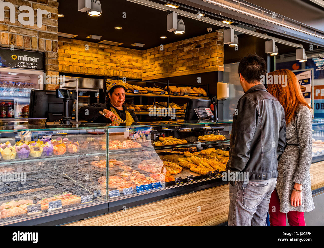 Dalmatia Zadar bakery Stock Photo Alamy