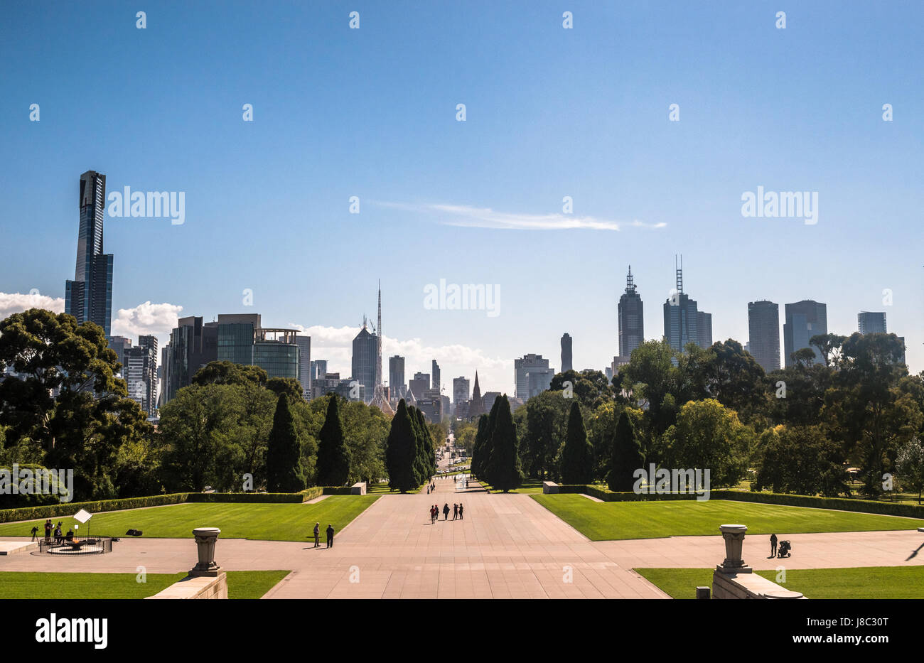Melbourne Memorial Stock Photo
