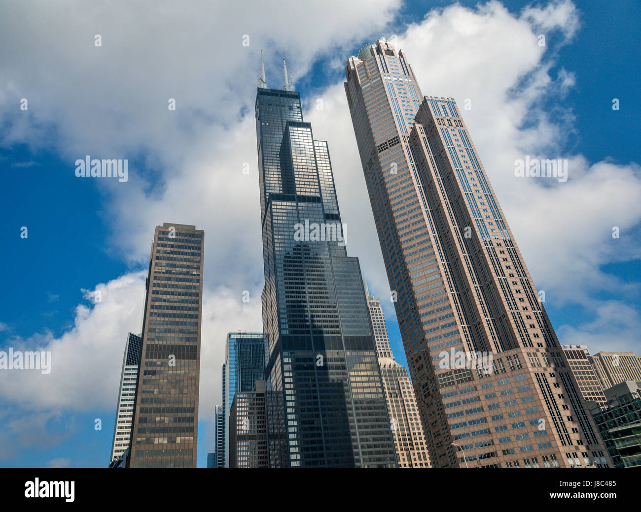 Chicago river michigan avenue hi-res stock photography and images - Alamy
