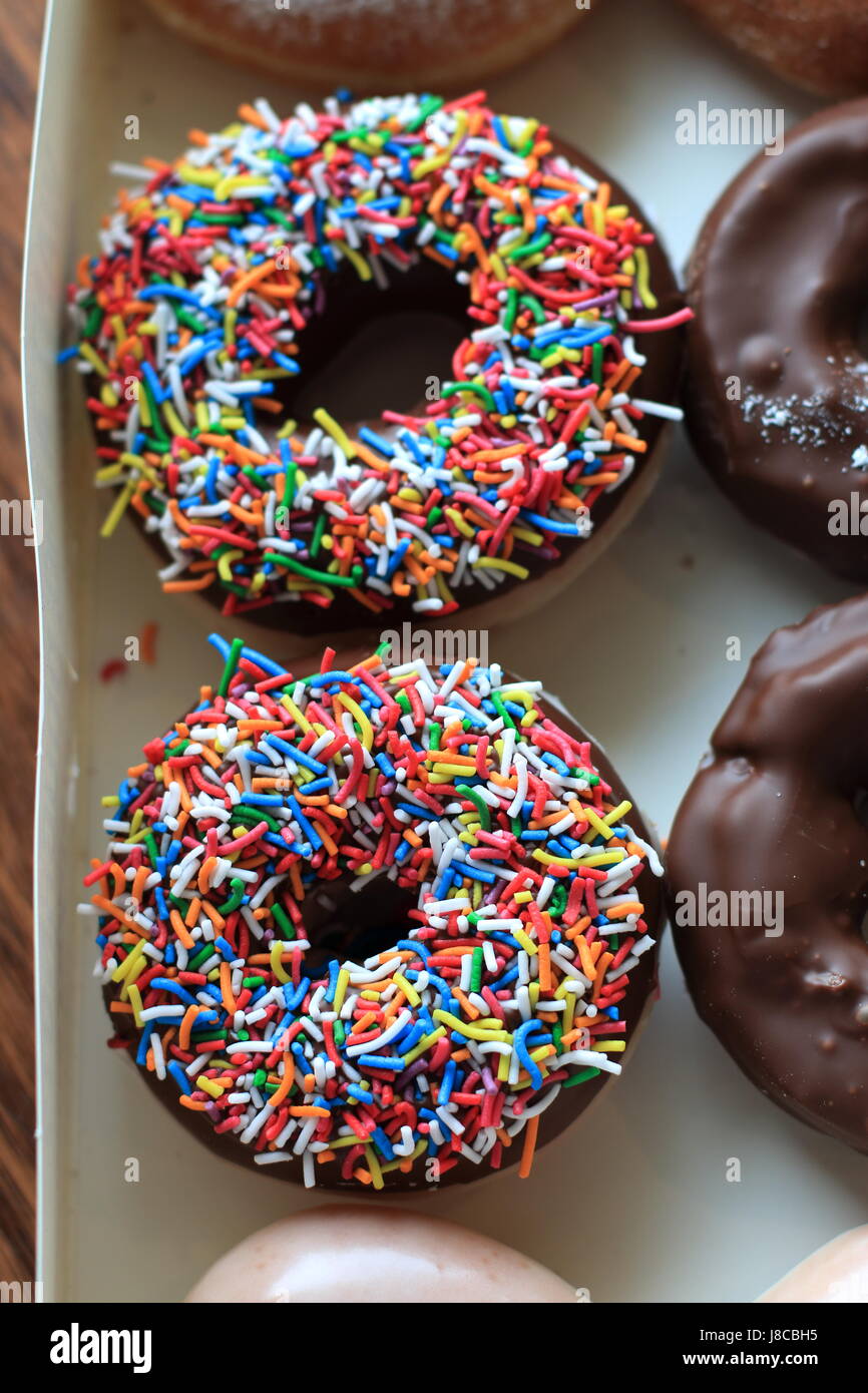 Krispy Kreme Sprinkle Donut