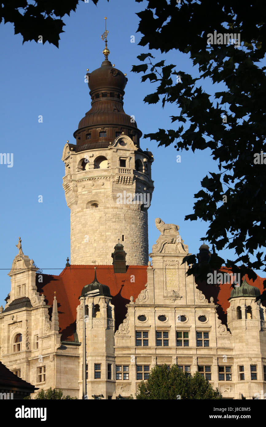 new town hall leipzig Stock Photo Alamy