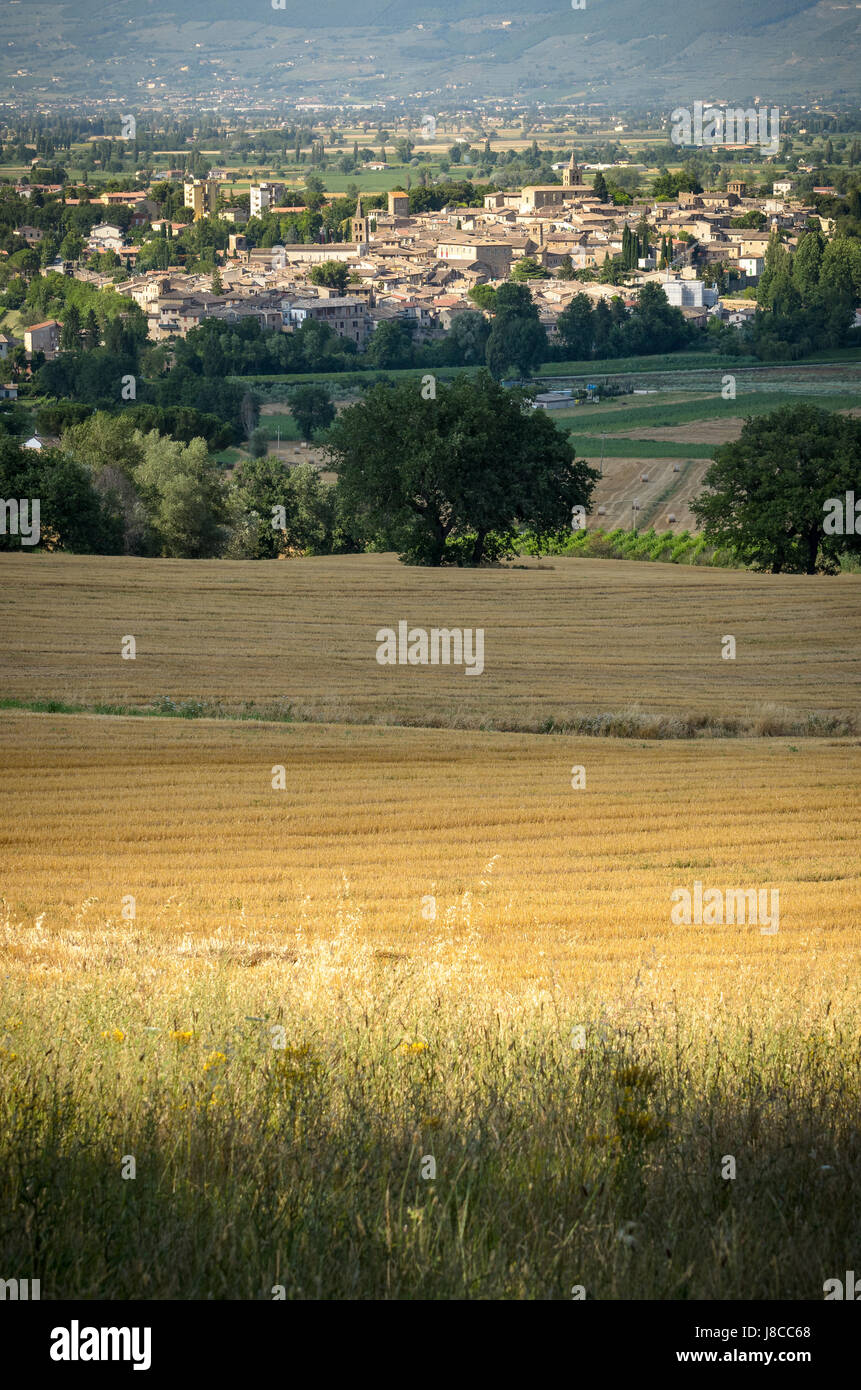Bevagna Umbria Stock Photo