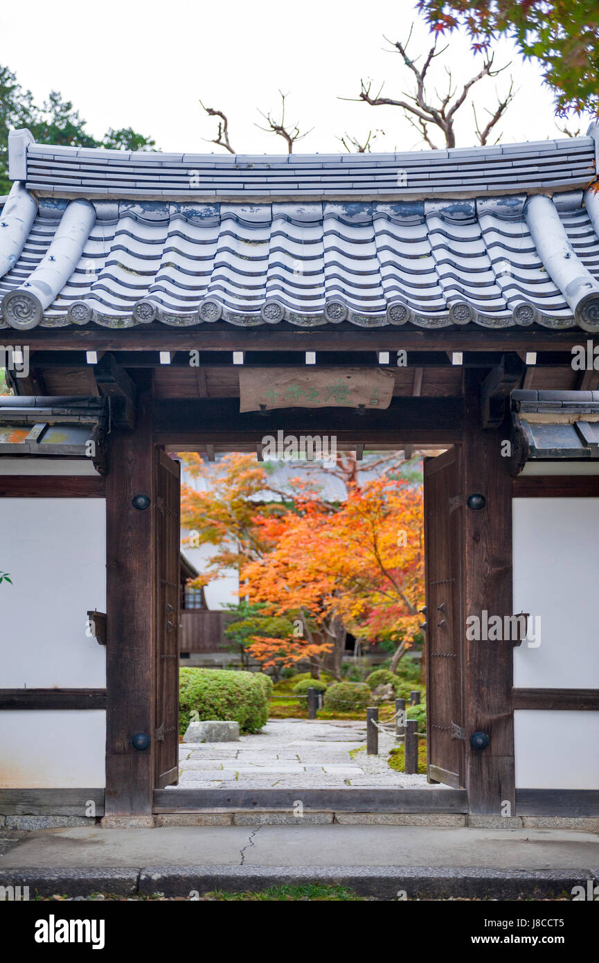 Door Japanese Old Temple Stock Photos Door Japanese Old Temple