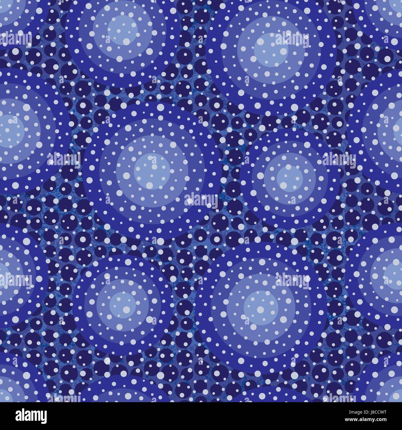 Blue abstract organic vector seamless pattern background 2 Stock Vector ...