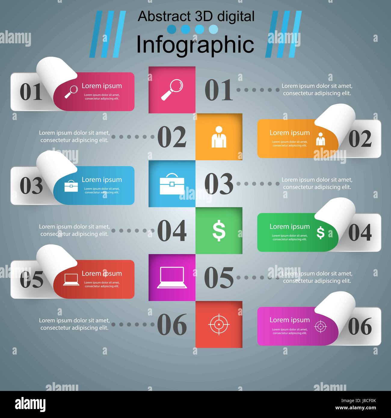 Origami Inforgraphics Business Infographics origami style Vector illustration Stock Vector ...