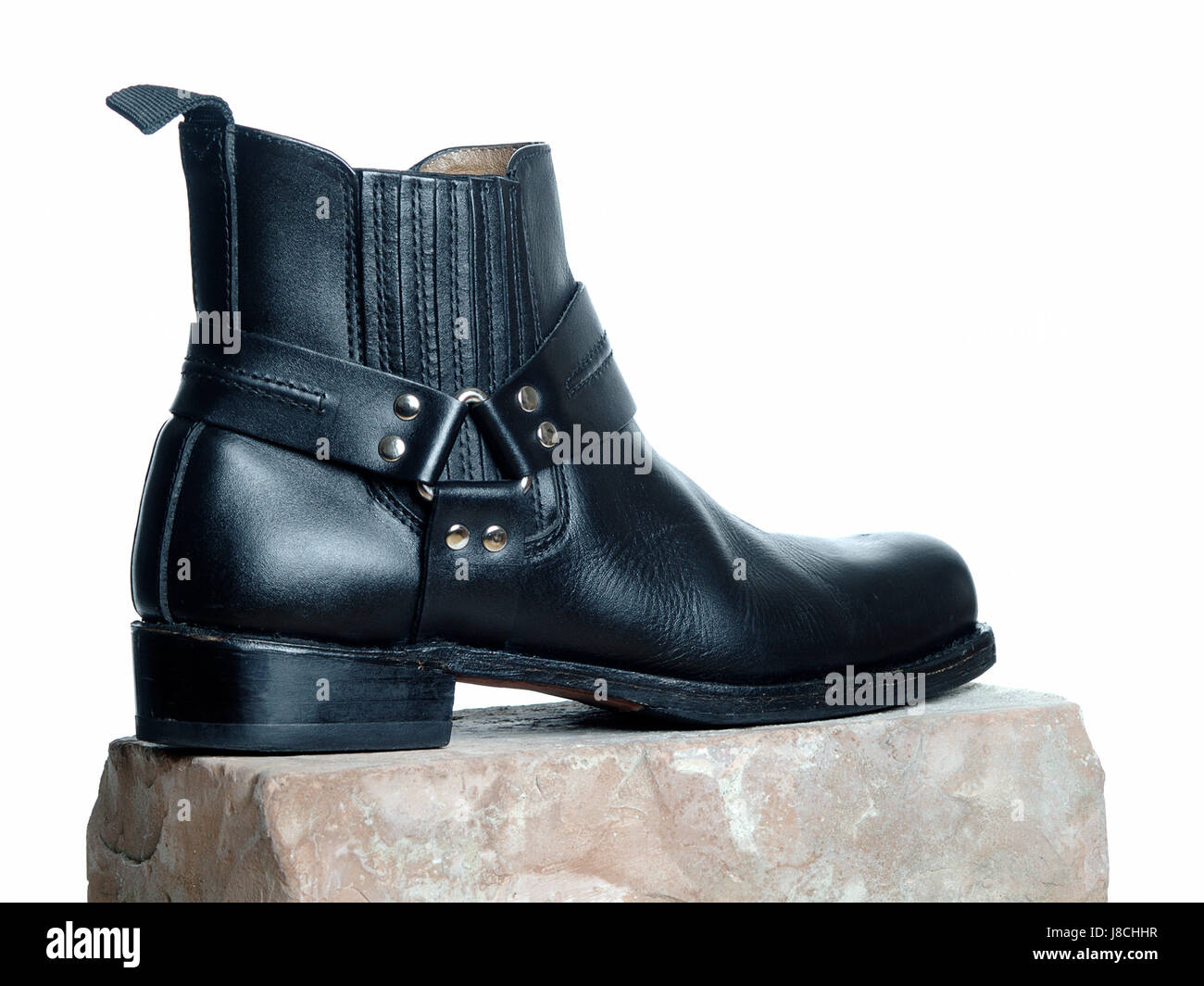 boot, black, swarthy, jetblack, deep black, blank, european, caucasian, Stock Photo