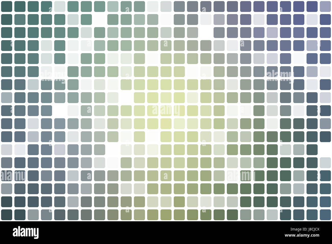 Square Opacity Yellow purple grey occasional opacity square tiles mosaic over white ...