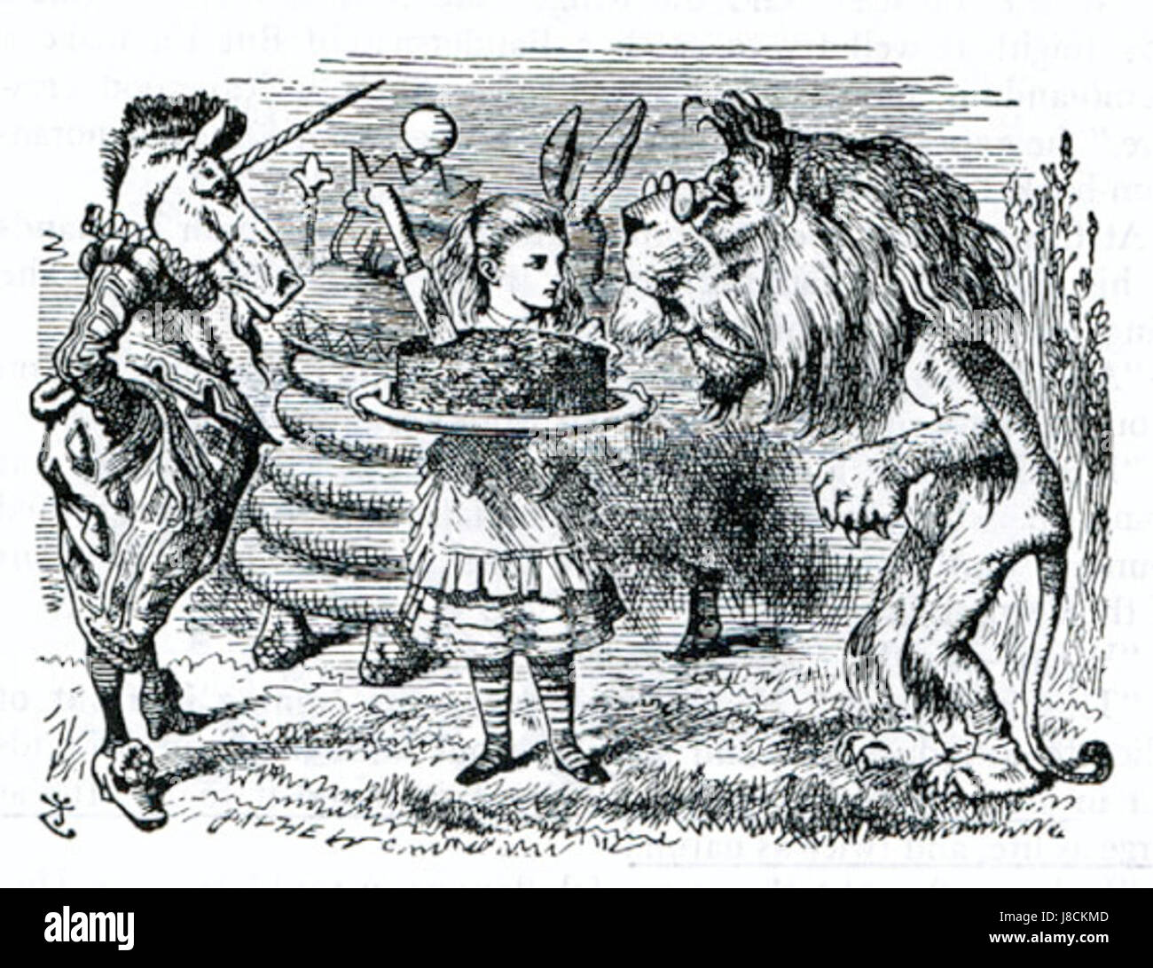 Lion and Unicorn Stock Photo Alamy