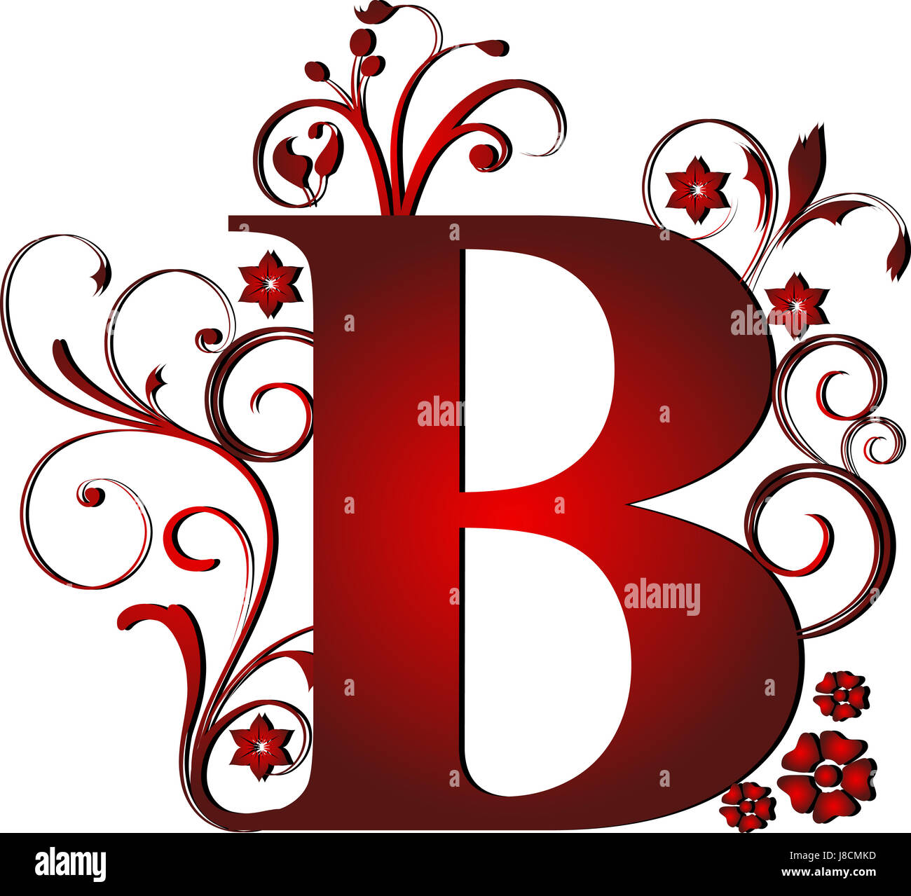 capital letter red Stock Photo - Alamy