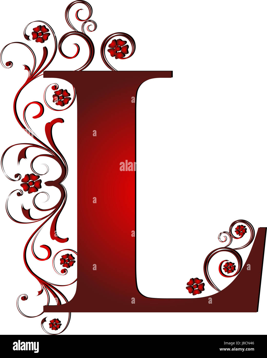 capital letter red Stock Photo - Alamy