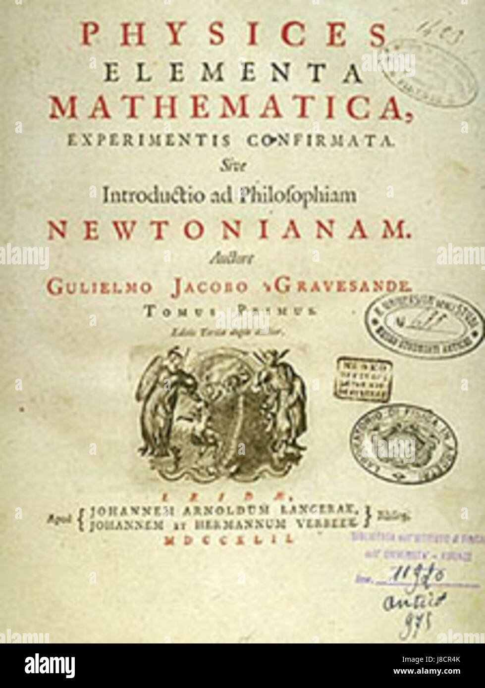 Gravesande's 'Introduction to Newtonian Mechanics' is a key work in the ...