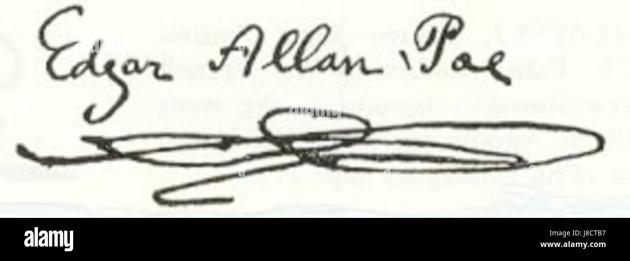 Firma Poe refers to a historical or cultural reference to Edgar Allan ...
