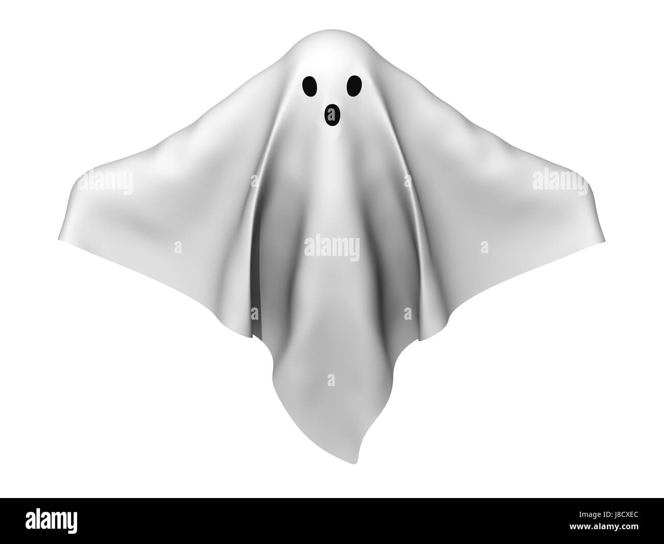 face, eyes, ghost, halloween, costume, phantom, sheets, holiday, isolated, Stock Photo