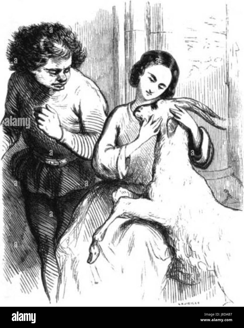This title likely refers to Victor Hugo's famous novel, 'The Hunchback ...