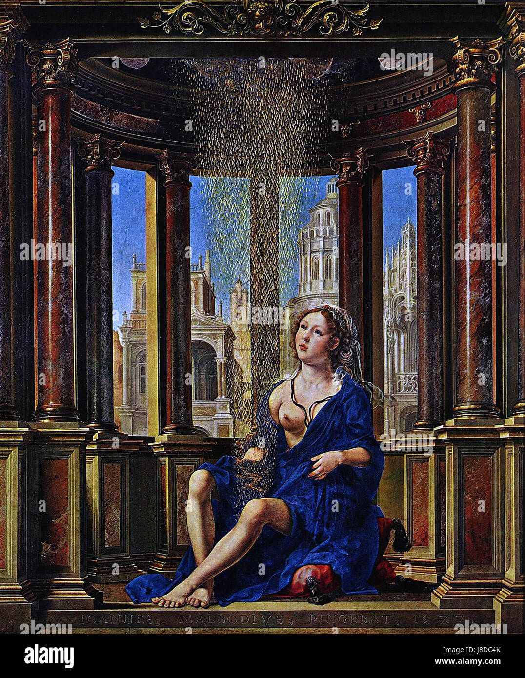 Jan Gossaert was a renowned Flemish painter from the Northern Renaissance, known for his detailed works and contributions to early Netherlandish painting. His style includes elements of realism and intricate detail. Stock Photo