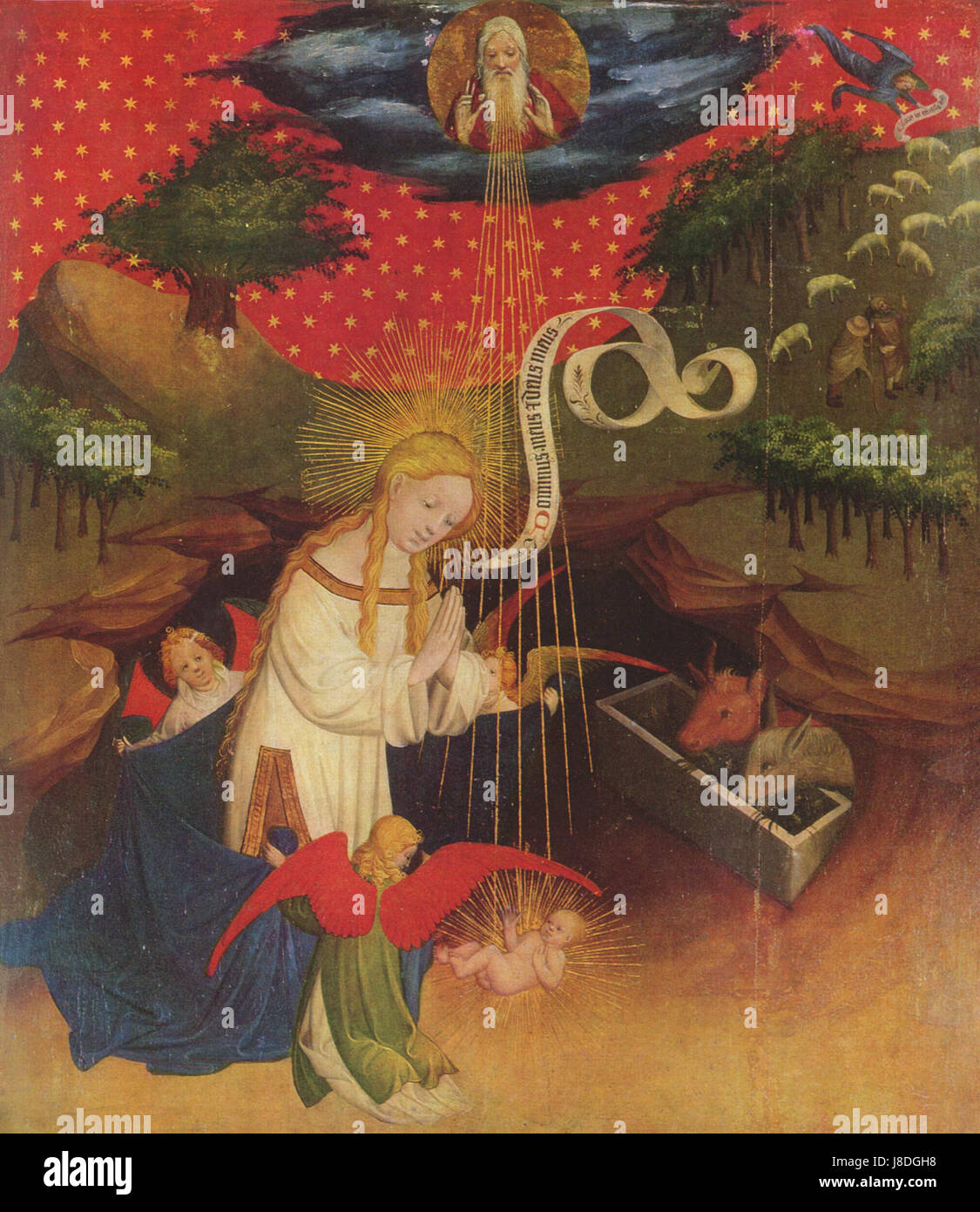 Meister Francke was a German painter and manuscript illuminator of the ...